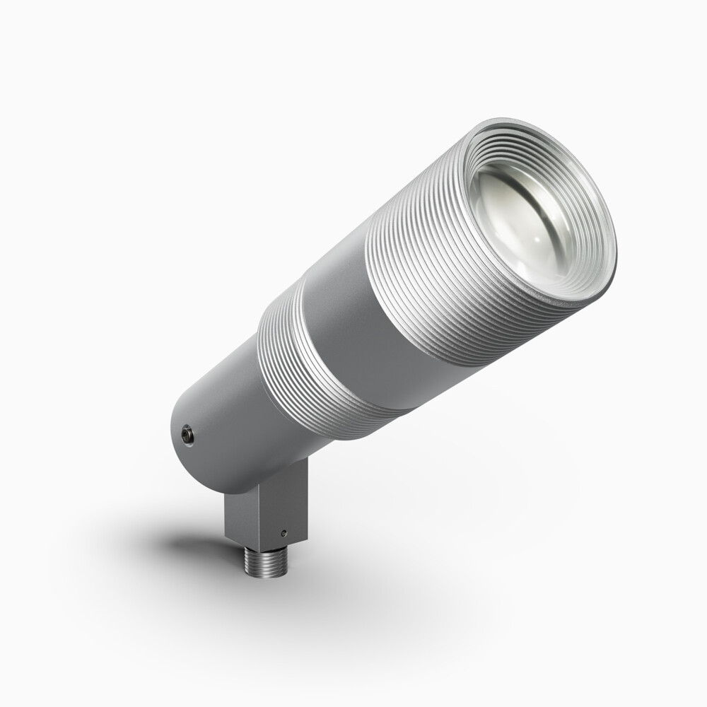 ZX16 landscape accent light in aluminum anodized clear