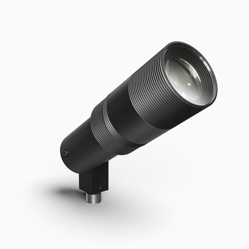 ZX16 outdoor accent light in aluminum black
