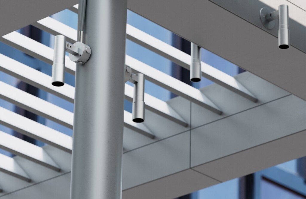 architectural facade night lighting